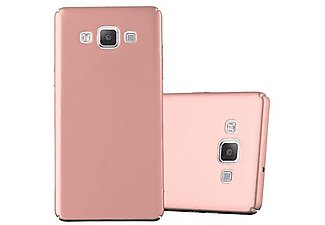 carcasa de móvil Funda rígida para móvil de plástico duro – Carcasa Hard Cover protección;CADORABO, Samsung, Galaxy A5 2015, metal oro rosa