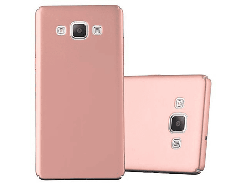 CADORABO Hülle im Hard Case Matt Metall Style, Backcover, Samsung, Galaxy A5 2015, METALL ROSÉ GOLD