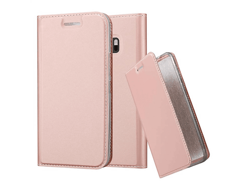 CLASSY Style, HTC, Classy CADORABO ROSÉ Handyhülle Bookcover, GOLD M10, ONE Book