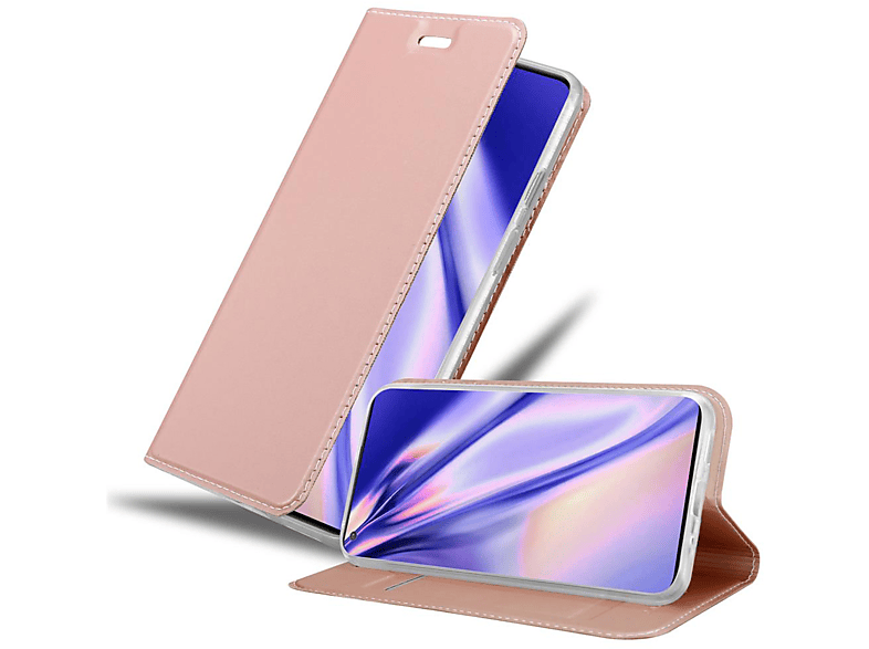 CADORABO Handyhülle Classy Book Style, CLASSY 8 OnePlus, Bookcover, ROSÉ GOLD PRO