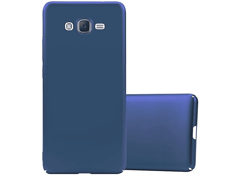Case Galaxy Backcover, im 2015, Hard Samsung, Style, CADORABO Hülle J7 Matt Metall BLAU METALL