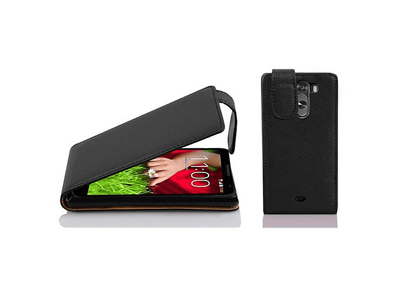 Cadorabo Custodia Flip In Similpelle Per Huawei P10 Lite – Nero Profondo, Protezione Completa Con Chiusura Magnetica
