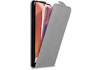 carcasa de móvil  - Funda libro para Móvil - Carcasa protección resistente de estilo libro CADORABO, Samsung, Galaxy NOTE 20 PLUS, gris titanio