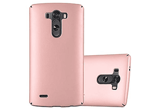 carcasa de móvil Funda rígida para móvil de plástico duro – Carcasa Hard Cover protección;CADORABO, LG, G3, metal oro rosa