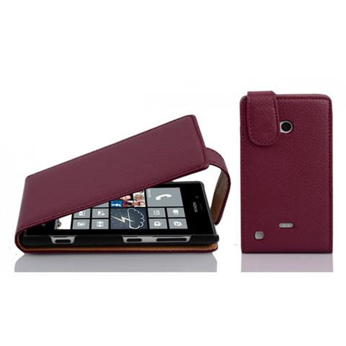 Flip Schutzhülle 720, Cover, Style, BORDEAUX Flip LILA Nokia, im Lumia CADORABO