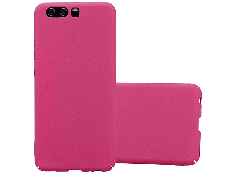 CADORABO Hülle im Hard Case Frosty Style, Backcover, Huawei, P10, FROSTY PINK