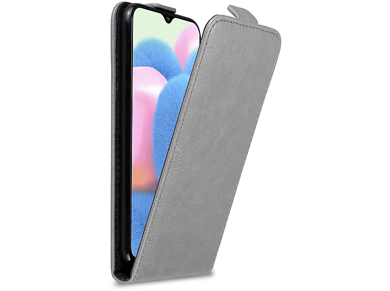 CADORABO Hülle im TITAN Cover, 4G / A50 Style, A50s / A30s, Flip GRAU Galaxy Samsung, Flip