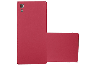 carcasa de móvil Funda rígida para móvil de plástico duro – Carcasa Hard Cover protección;CADORABO, Sony, Xperia XA1, frosty rojo