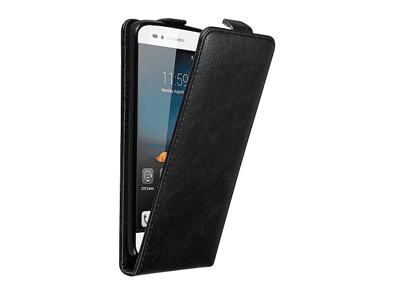 Cadorabo Custodia A Libro Con Chiusura Magnetica Per ZTE BLADE A612 – Nero Notte, Cover In Similpelle Con Protezione Frontale E Posteriore - 2