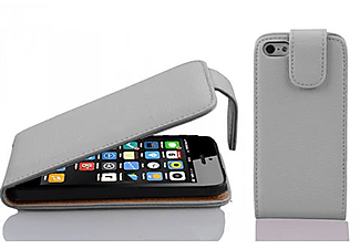 carcasa de móvil Funda flip cover para Móvil - Carcasa protección resistente de estilo Flip;CADORABO, Apple, iPhone 5C, blanco magnesio