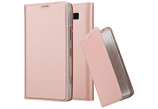 carcasa de móvil Funda libro para Móvil - Carcasa protección resistente de estilo libro;CADORABO, Nokia, Lumia 950, classy oro rosa