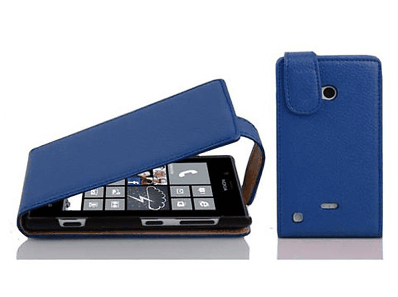 CADORABO Schutzhülle im Flip Lumia Nokia, KÖNIGS 720, Cover, BLAU Style, Flip