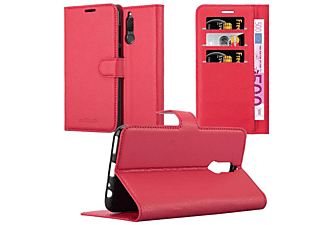carcasa de móvil Funda libro para Móvil - Carcasa protección resistente de estilo libro;CADORABO, Huawei, MATE 10 LITE, rojo carmín