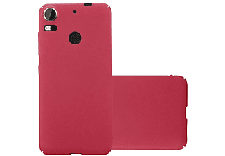 carcasa de móvil  - Funda rígida para móvil de plástico duro – Carcasa Hard Cover protección CADORABO, HTC, Desire 10 PRO, frosty rojo