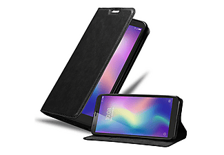 cadorabo Book Case works with ZTE BLADE L5 PLUS in COFFEE BROWN - with Magnetic Closure, Stand Function and Card Slot - Wallet Etui Cover Pouch PU