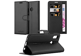 carcasa de móvil Funda libro para Móvil - Carcasa protección resistente de estilo libro;CADORABO, Huawei, P20 LITE, negro fantasma