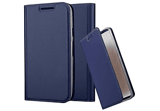 carcasa de móvil Funda libro para Móvil - Carcasa protección resistente de estilo libro;CADORABO, Motorola, MOTO G3, classy azul oscuro