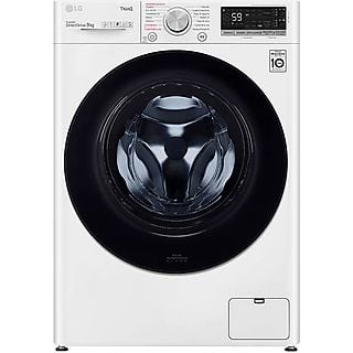 Lavadora- LG LG F4WV5509SMW lavadora Carga frontal 9 kg 1400 RPM B Blanco, 9 kg, Blanco