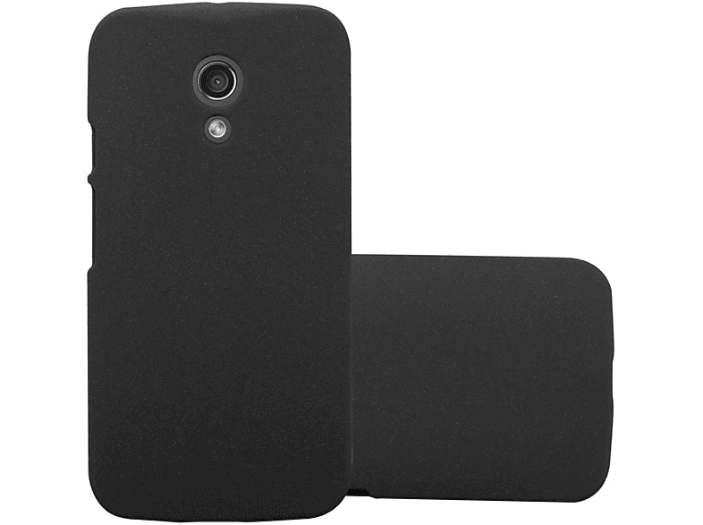 SCHWARZ Backcover, MOTO Z2, Hard Hülle Frosty Case Motorola, CADORABO FROSTY im Style,