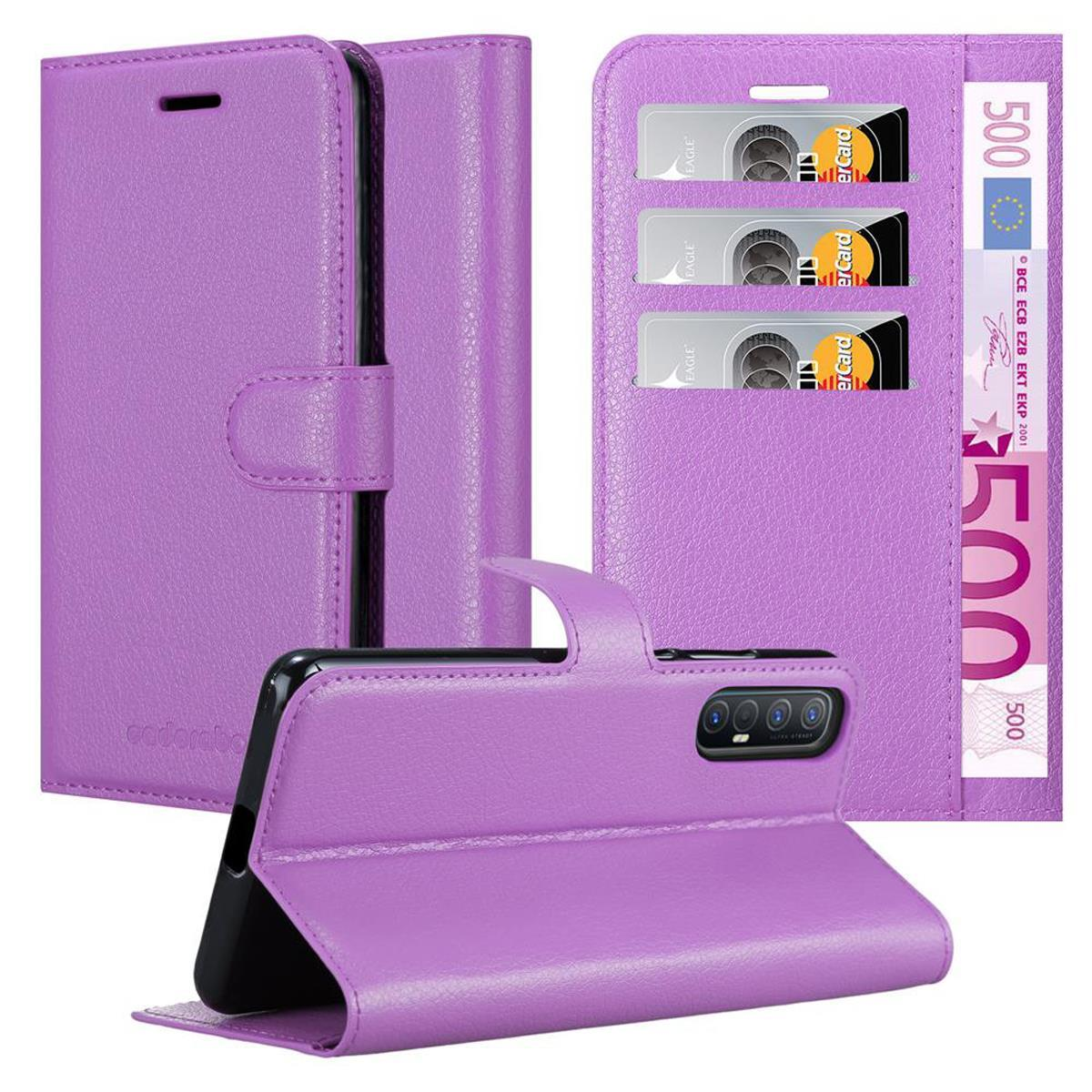 CADORABO Book Hülle Standfunktion, Bookcover, FIND VIOLETT X2 MANGAN Oppo, NEO