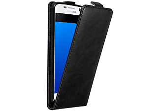 carcasa de móvil Funda flip cover para Móvil - Carcasa protección resistente de estilo Flip;CADORABO, Samsung, Galaxy S7, negro antracita