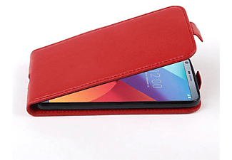 carcasa de móvil Funda flip cover para Móvil - Carcasa protección resistente de estilo Flip;CADORABO, LG, G6, rojo infierno