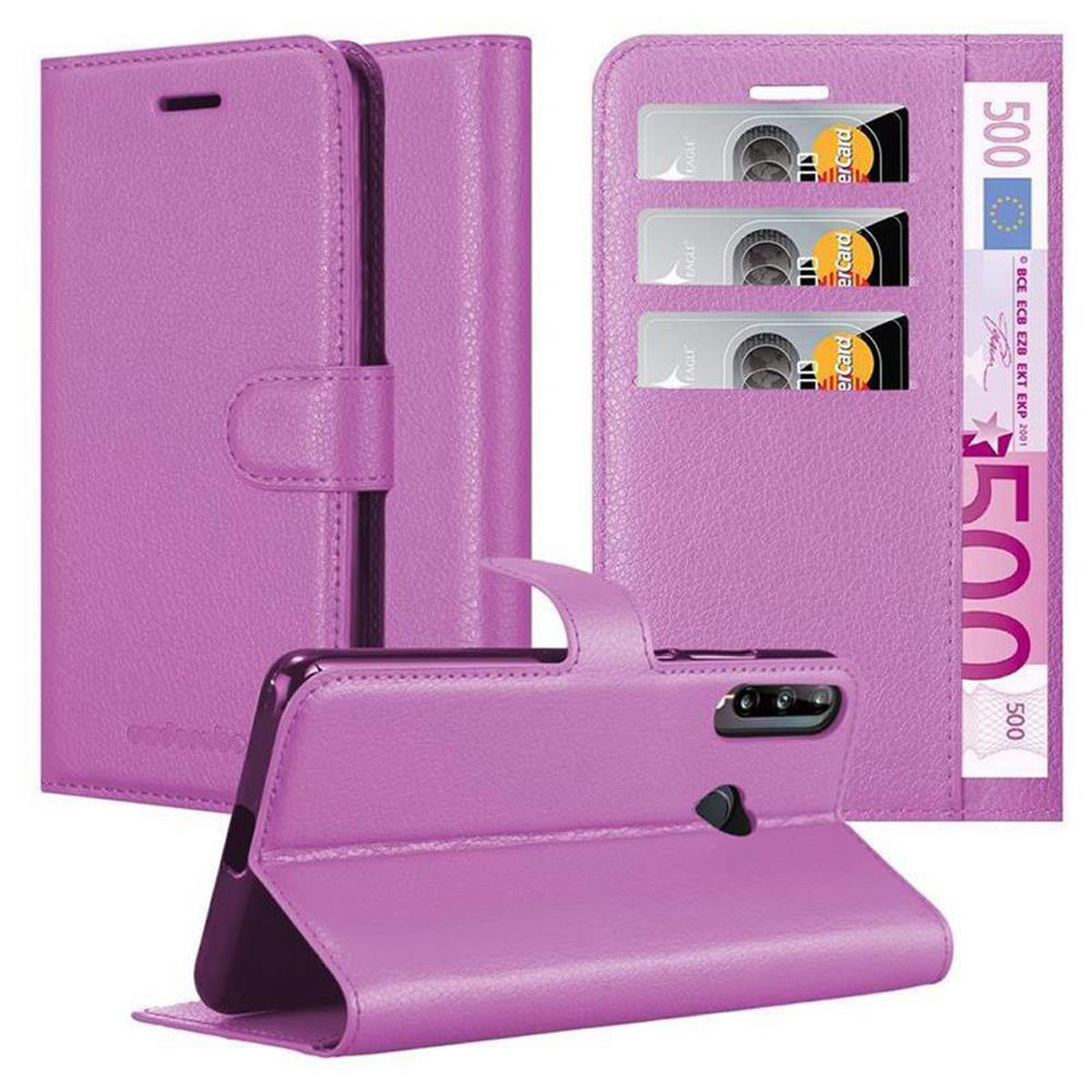 Huawei, E, Standfunktion, Bookcover, Book VIOLETT MANGAN CADORABO Hülle P40 LITE