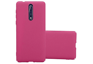 carcasa de móvil Funda rígida para móvil de plástico duro – Carcasa Hard Cover protección;CADORABO, Nokia, 8 2017, frosty rosa