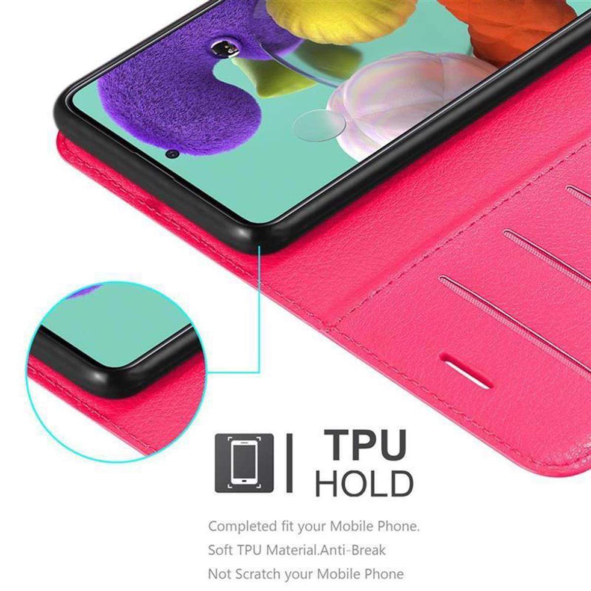 Rosa Handyhülle mit Telefon. TPU-Halterung.