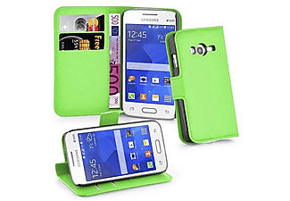 carcasa de móvil Funda libro para Móvil - Carcasa protección resistente de estilo libro;CADORABO, Samsung, Galaxy ACE 4 LITE, verde de menta