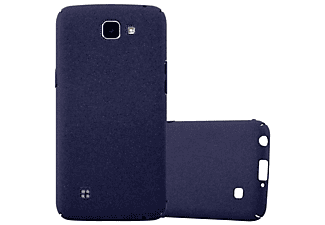 carcasa de móvil Funda rígida para móvil de plástico duro – Carcasa Hard Cover protección;CADORABO, LG, K4 2016, frosty azul