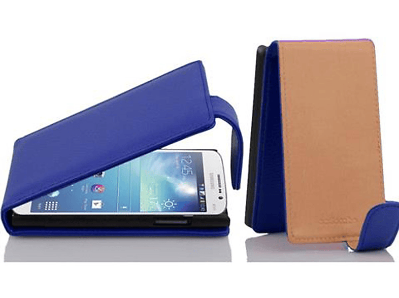 im KÖNIGS Flip Samsung, BLAU CADORABO Schutzhülle Flip 5.8, Cover, Galaxy MEGA Style,