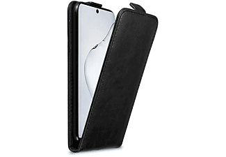 carcasa de móvil  - Funda flip cover para Móvil - Carcasa protección resistente de estilo Flip CADORABO, Samsung, Galaxy NOTE 10, negro antracita