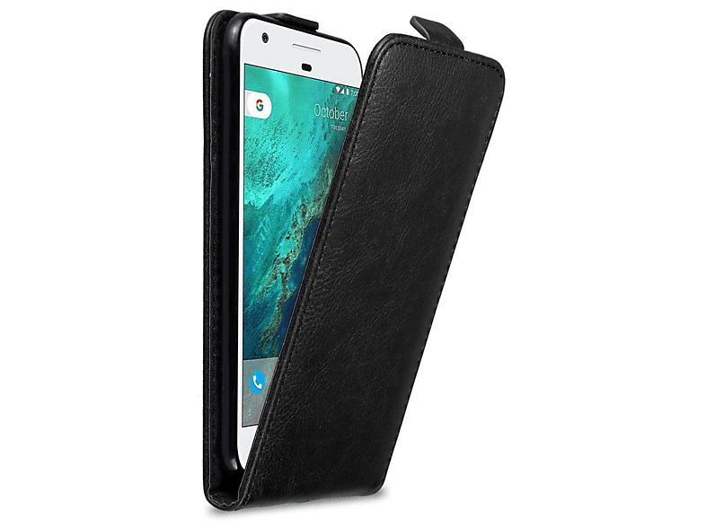 CADORABO Hülle im Flip Style, Flip Cover, Google, PIXEL, NACHT SCHWARZ