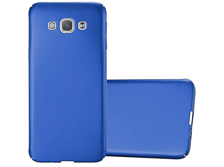 CADORABO Hülle im Hard Case Matt Metall Style, Backcover, Samsung, Galaxy A8 2015, METALL BLAU