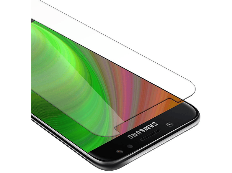 CADORABO Schutzglas Tempered Schutzfolie(für Galaxy Glas 2017) Samsung J5