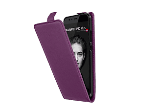 carcasa de móvil Funda flip cover para Móvil - Carcasa protección resistente de estilo Flip;CADORABO, Huawei, P10 PLUS, burdeos violeta