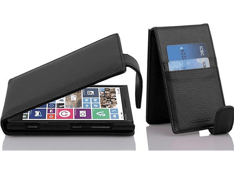CADORABO Schutzhülle im Flip Nokia, / 929 SCHWARZ 930, Cover, Flip Style, OXID Lumia