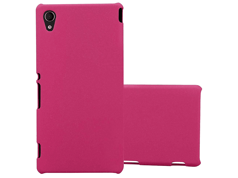 CADORABO Hülle im Hard Case Frosty Style, Backcover, Sony, Xperia M4 AQUA, FROSTY PINK