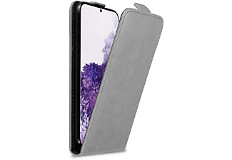 carcasa de móvil  - Funda libro para Móvil - Carcasa protección resistente de estilo libro CADORABO, Samsung, Galaxy S20 PLUS, gris titanio