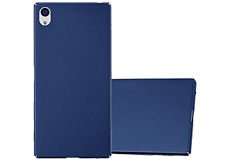carcasa de móvil  - Funda rígida para móvil de plástico duro – Carcasa Hard Cover protección CADORABO, Sony, Xperia Z5 PREMIUM, metal azul