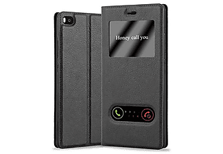 carcasa de móvil Funda libro para Móvil - Carcasa protección resistente de estilo libro;CADORABO, Huawei, P8, negro cometa