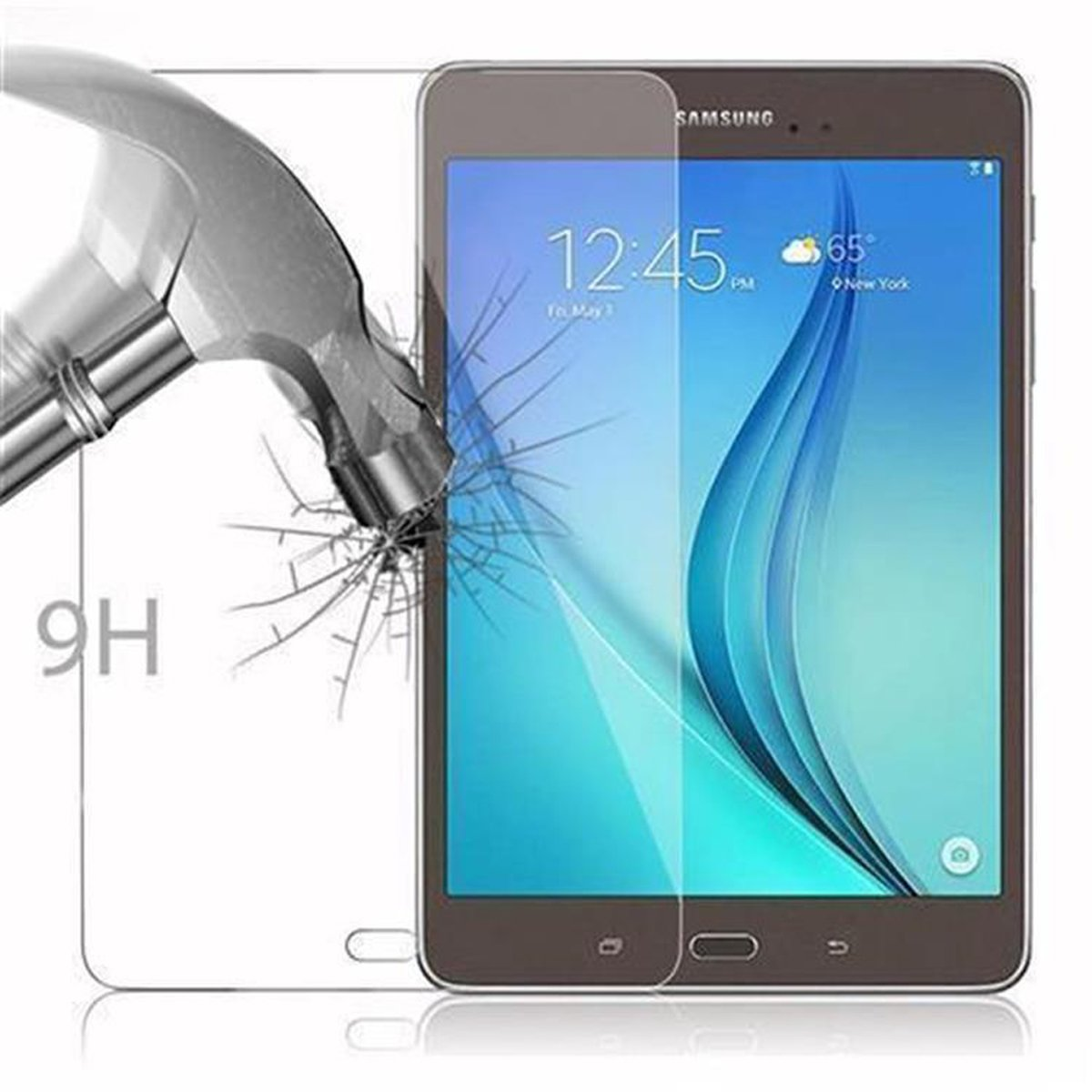 Schutzfolie(für Tablet A CADORABO Galaxy Tab Schutzglas Samsung Zoll)) (8