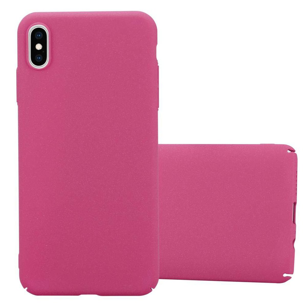 iPhone im Case PINK CADORABO Apple, XS Hülle MAX, Frosty Style, FROSTY Backcover, Hard