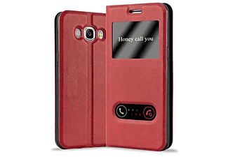 CADORABO Hülle, Bookcover, Samsung, Galaxy J5 2016, Rot