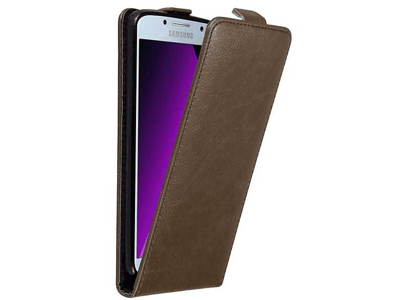 CADORABO Hülle im Flip Style, Flip Cover, Samsung, Galaxy A5 2017, KAFFEE BRAUN