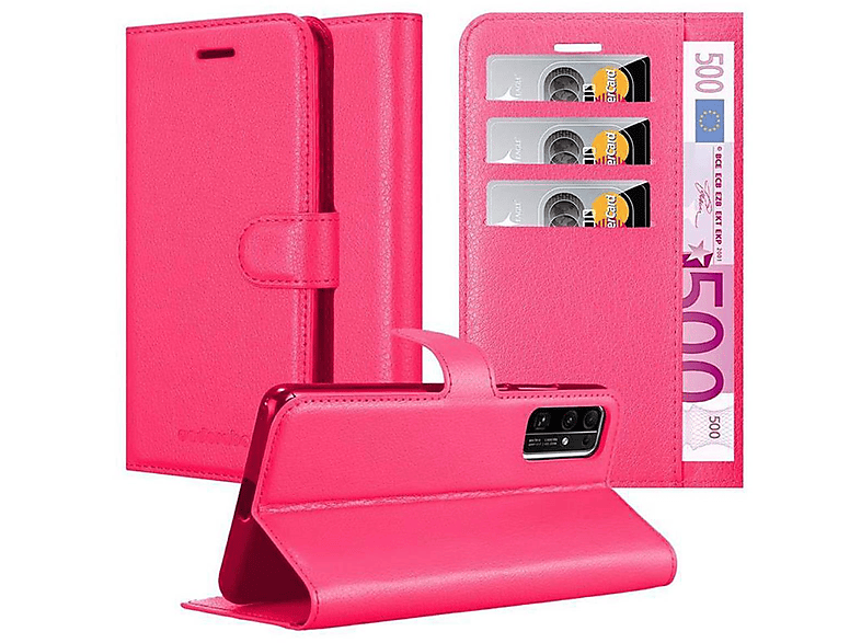 CADORABO Book Hülle Standfunktion, Bookcover, 30, Honor, CHERRY PINK