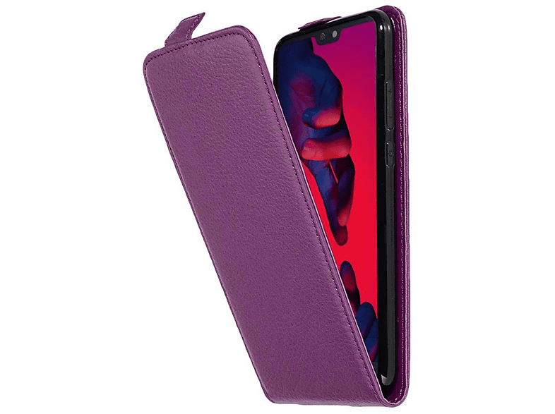 PRO PLUS, BORDEAUX LILA Style, Cover, / P20 P20 im Flip CADORABO Flip Schutzhülle Huawei,