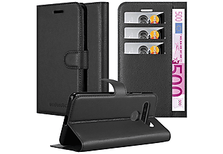 carcasa de móvil  - Funda libro para Móvil - Carcasa protección resistente de estilo libro CADORABO, LG, K41s, negro fantasma