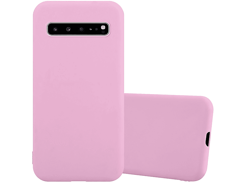 CADORABO Hülle CANDY 5G, Galaxy Samsung, im TPU ROSA Backcover, Candy Style, S10